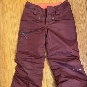 Girls Patagonia ski pants
